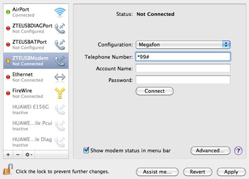 zte mf180 mac 5 thumb Драйвер 3G модема ZTE MF 180 МТС для Mac OS