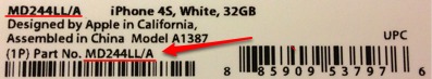 MD244LL Откуда Ваш iPhone/iPad?