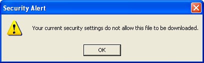ie security 4 thumb Текущая настройка безопасности не допускает загрузку этого файла в Internet Explorer