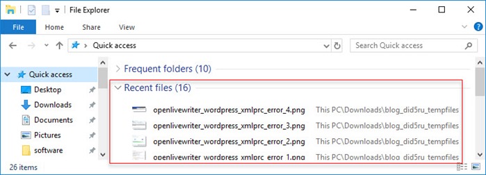 clear recent files explorer windows 10 1 thumb1 Как очистить список последних файлов в Windows 10