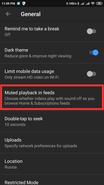 android youtube autoplay turn off 3 thumb Как отключить автоматическое воспроизведение роликов в ленте YouTube на Android
